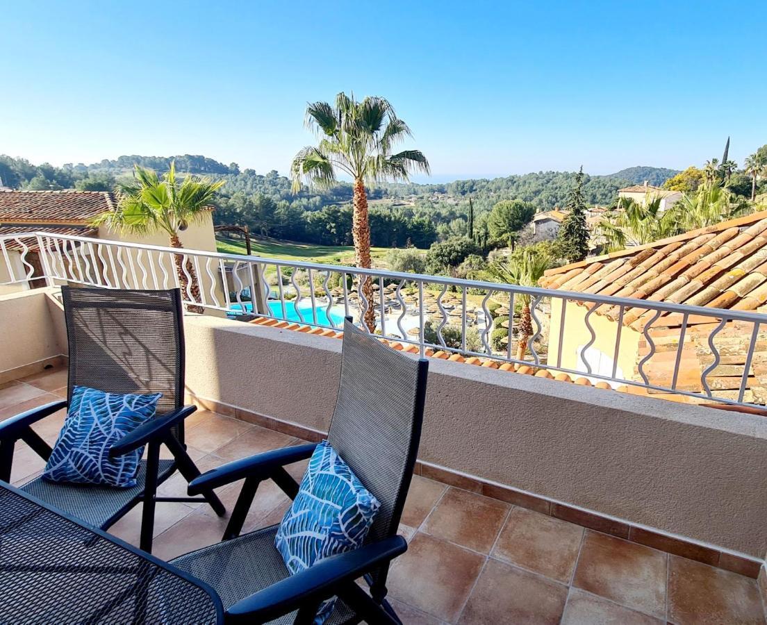 Hameau Des Amandiers Vue Mer - Piscine, Golf Et Tennis Prive Saint-Cyr-sur-Mer Bagian luar foto