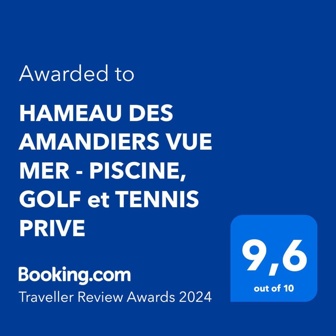 Hameau Des Amandiers Vue Mer - Piscine, Golf Et Tennis Prive Saint-Cyr-sur-Mer Bagian luar foto